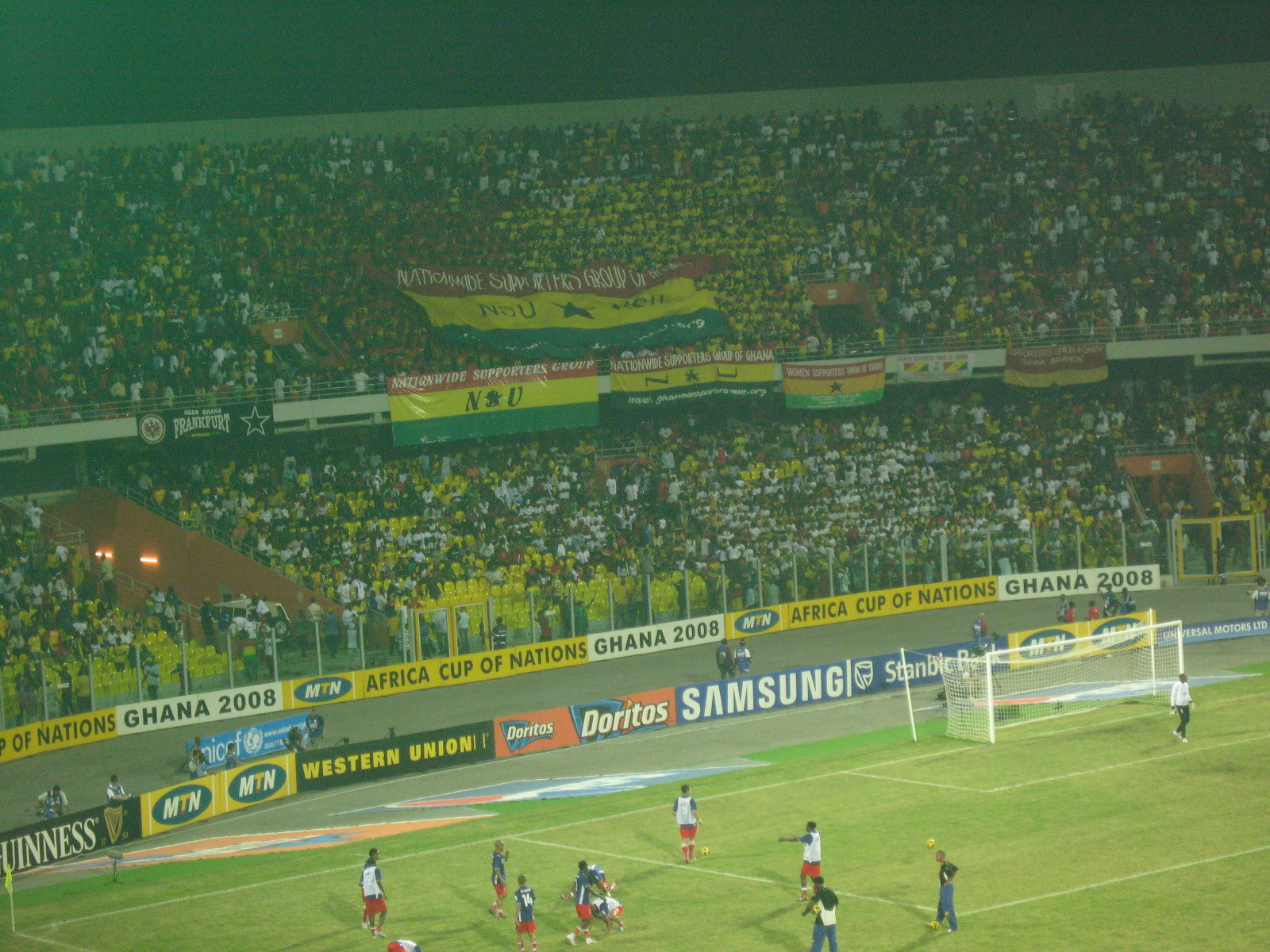 Namibia in action against Ghana at the 2008 Africa Cup of Nations